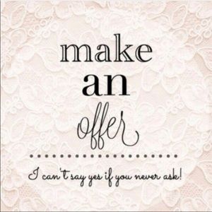 Make an offer all reasonable offers considered